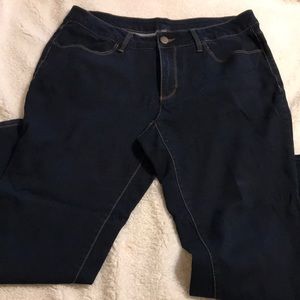 Faded glory blue denim spandex stretch